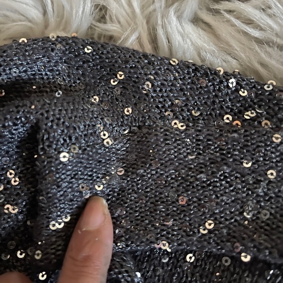 Jigsaw Brand Short Sequin Open Cardigan - Picture 7 of 9